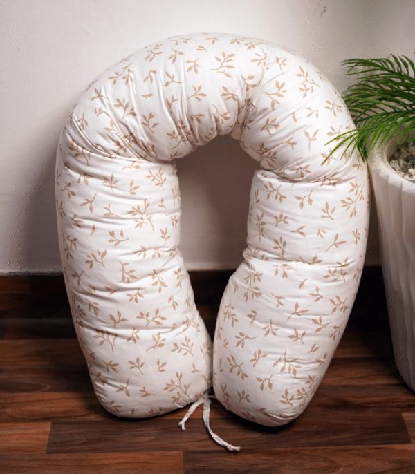 Coussin de maternité et d’allaitement 170 cm petit fleurs