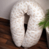 Coussin de maternité et d’allaitement 170 cm petit fleurs