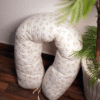Coussin de maternité et d’allaitement 170 cm petit fleurs