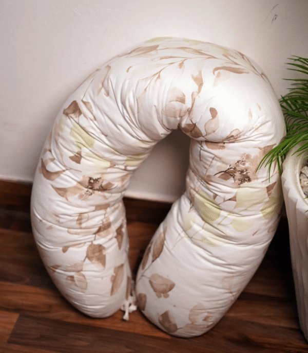 Coussin de maternité et d’allaitement 170 cm fleurs