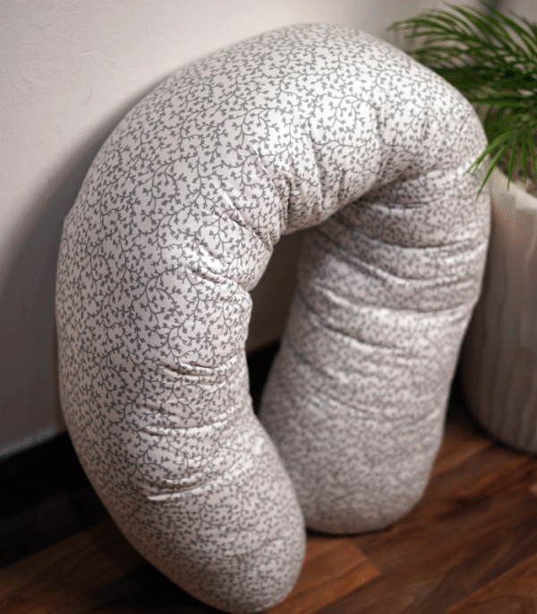 Coussin de maternité et d’allaitement 170 cm arbre gris