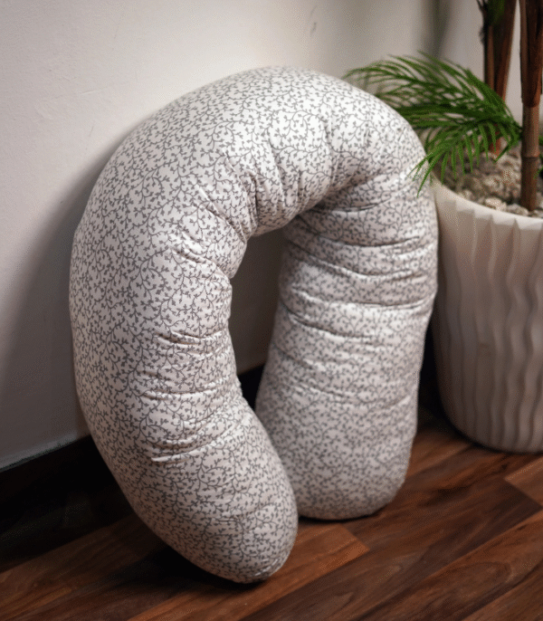 Coussin de maternité et d’allaitement 170 cm arbre gris