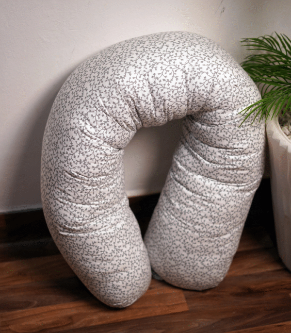 Coussin de maternité et d’allaitement 170 cm arbre gris