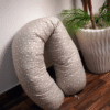 Coussin de maternité et d’allaitement 170 cm Étoile beige