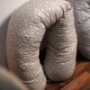 Coussin de maternité et d’allaitement 170 cm Étoile beige