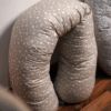 Coussin de maternité et d’allaitement 170 cm Étoile beige